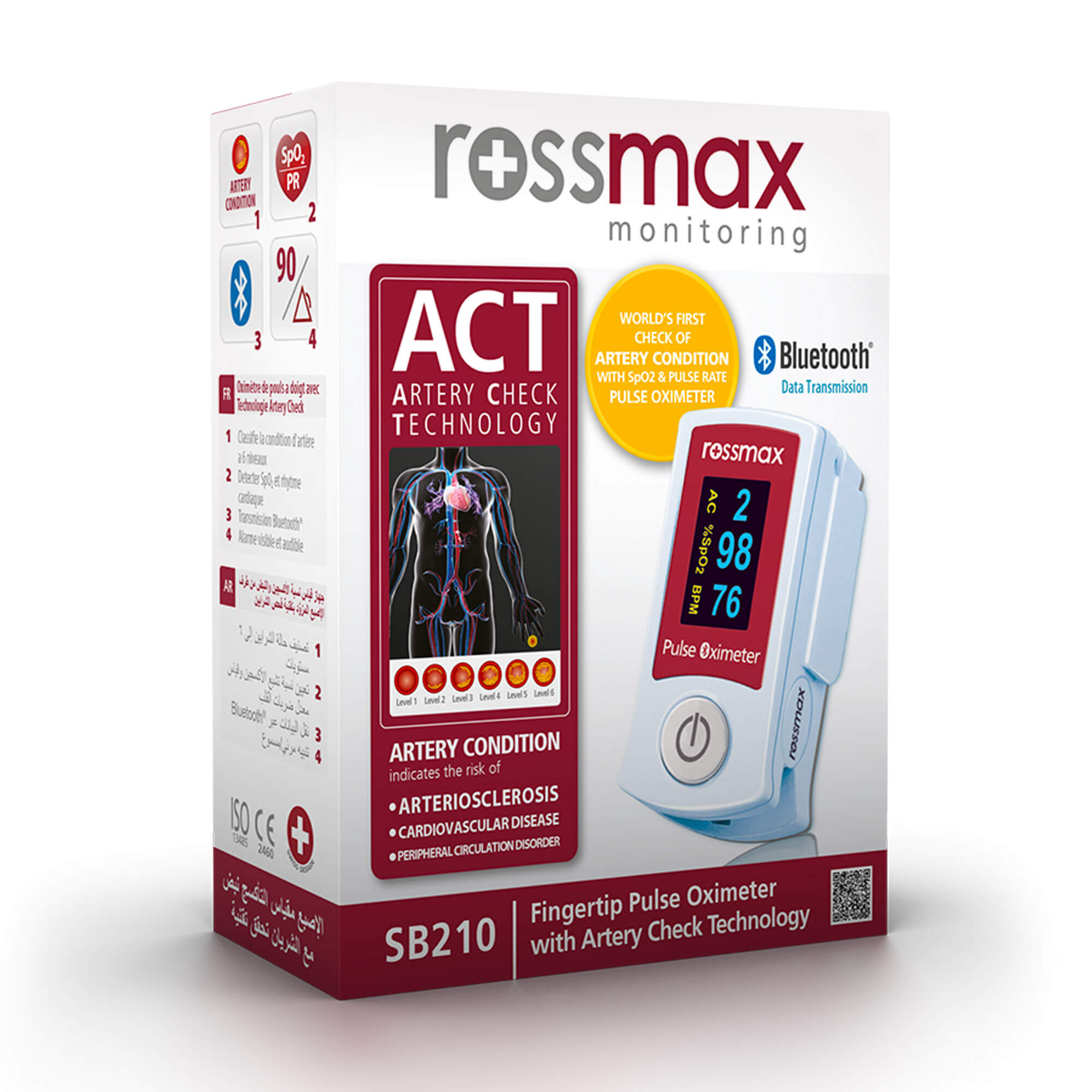 SB210 Fingertip Pulse Oximeter with ACT - Image 3