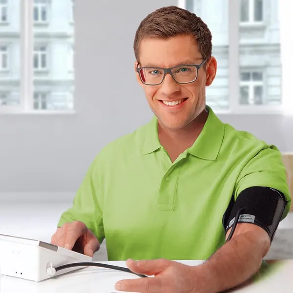 Taking Blood Pressure Reading Taking Blood Pressure Reading
